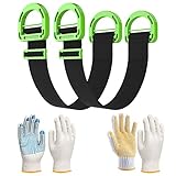 HLOGREE 2Pcs Adjustable Lifting Move Straps, Moving and Lifting Straps Adjustable for Furniture,...