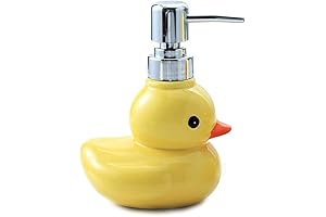 123Arts Ceramics Duck Soap Dispenser: Home Decor and Functional Elegance