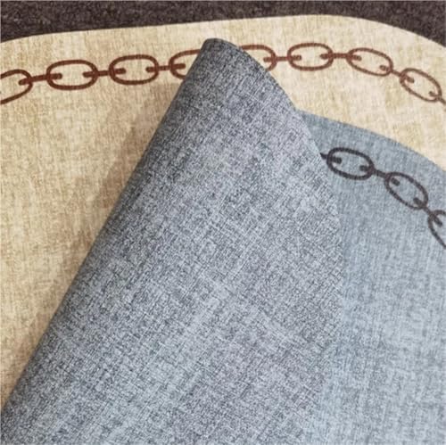 Sets de table antidérapants ovales Chain O bleu | Protection table 4pc - 5