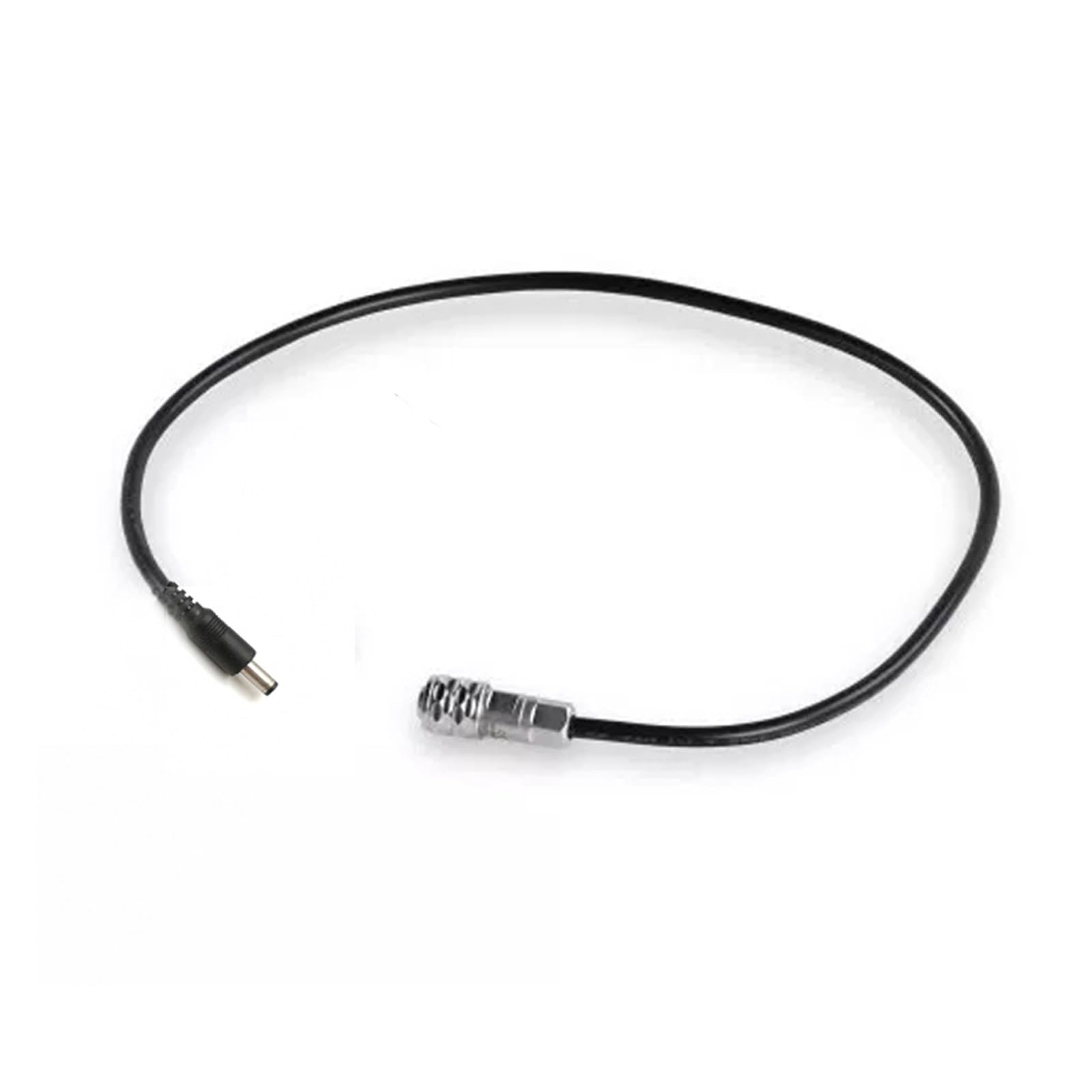 Cable de alimentación 4K, cable extensión, hembra DC 5525, macho 5,5x2,5mm a Sf6, 2 pines, cámara(DC Straight Male,80cm)