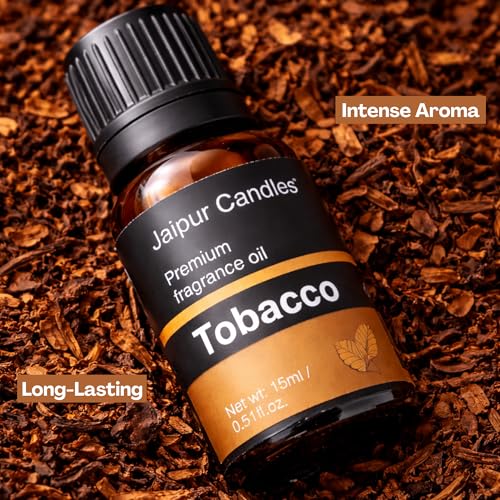 Image of Fragrance Oil | 15 ml | Aroma Oil for Home Fragrance | Best for Aromatherapy | Use in Diffusers, Candles, Air Fresheners (15ML, Tobacco)
