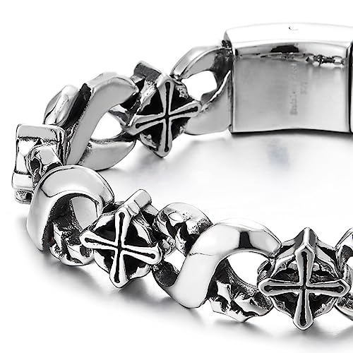 Pulsera Infinity Número 8 para Hombre en Acero Inoxidable miniatura 4