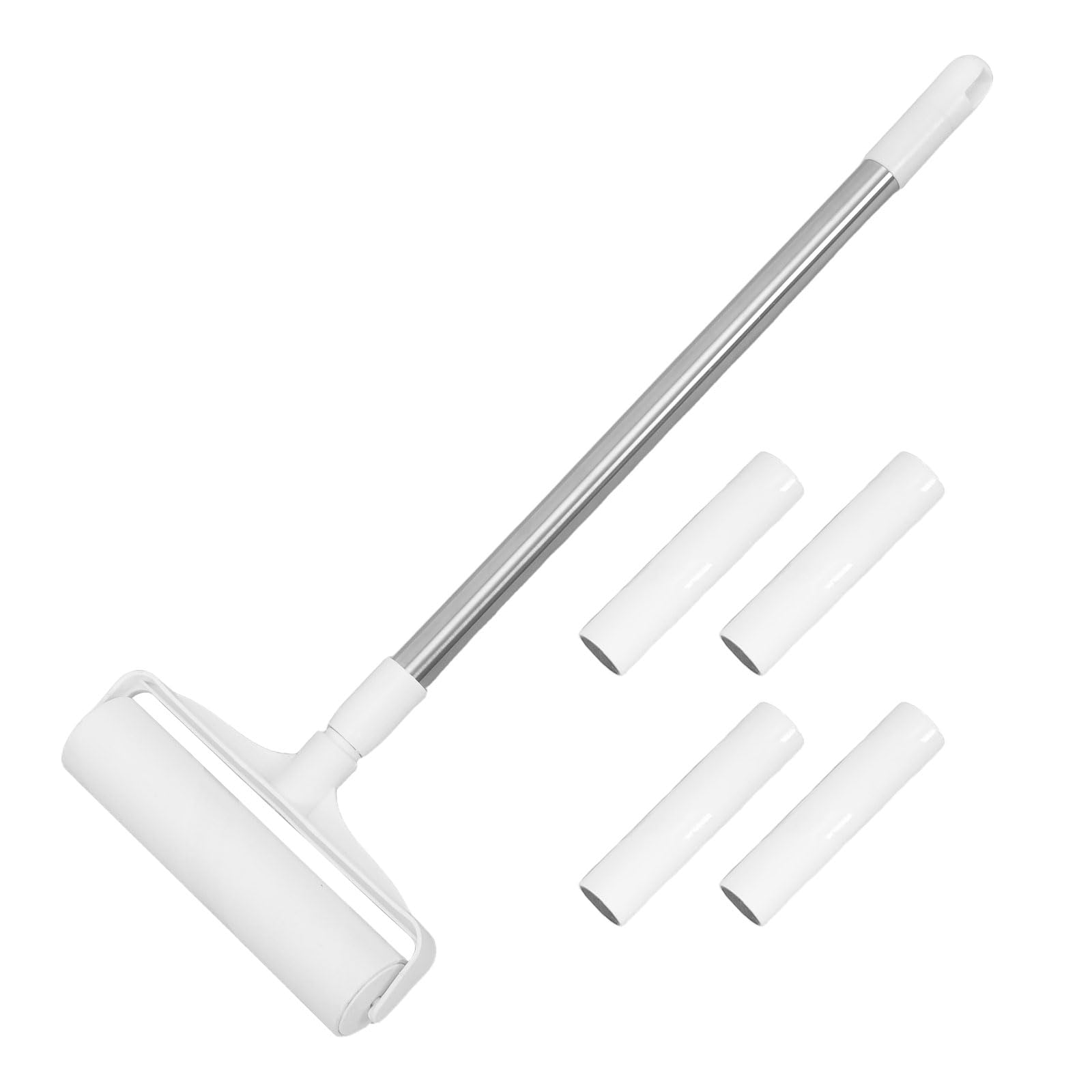 Toyvian Rullo Levapelucchi Riutilizzabile Manico Estensibile da 89 Cm, Grande Rullo Antipelucchi per Peli di Animali Domestici su Tappeti, Divani, Vestiti e Mobili, per Pulizia Domestica