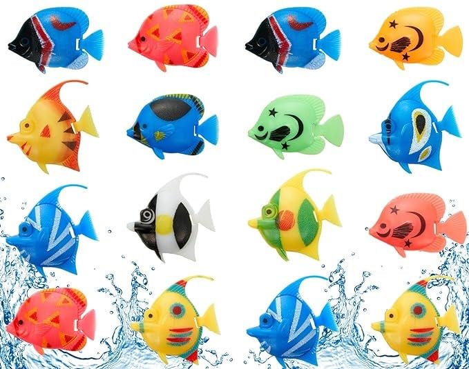 Aquarium Artificial Floating Fish Toy 10pcs | Aquarium Decoration Item | Floating Fish 10pcs (B0D3BZ648P) Amazon Price History, Amazon Price Tracker