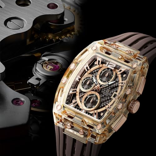 Image of Carlington Nitro Analog Chronograph Men's Polyurethane Strap Wrist Watch | Quartz Movement | Water & Shock Resistant Watch for Men | Casual & Formal Wear - CT 7105