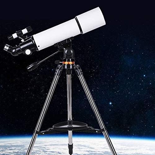 NDRFAWY望遠鏡、子供用天体屈折望遠鏡初心者用、高さ調節可能な三脚付き天文屈折望遠鏡、キャリーバッグ付きトラベル望遠鏡。