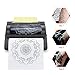 LIUMATE Tattoo Transfer Stencil Machine Thermal Copier Printer, Tattoo Stencil Printer with 20 Pcs Tattoo Transfer Paper, Tattoo Printer Machine for Temporary and Permanent Tattoos, Black