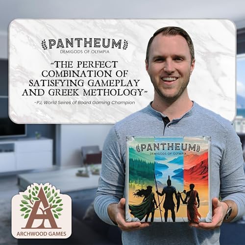 Pantheum: Demigods of Olympia juego de mesa miniatura 4