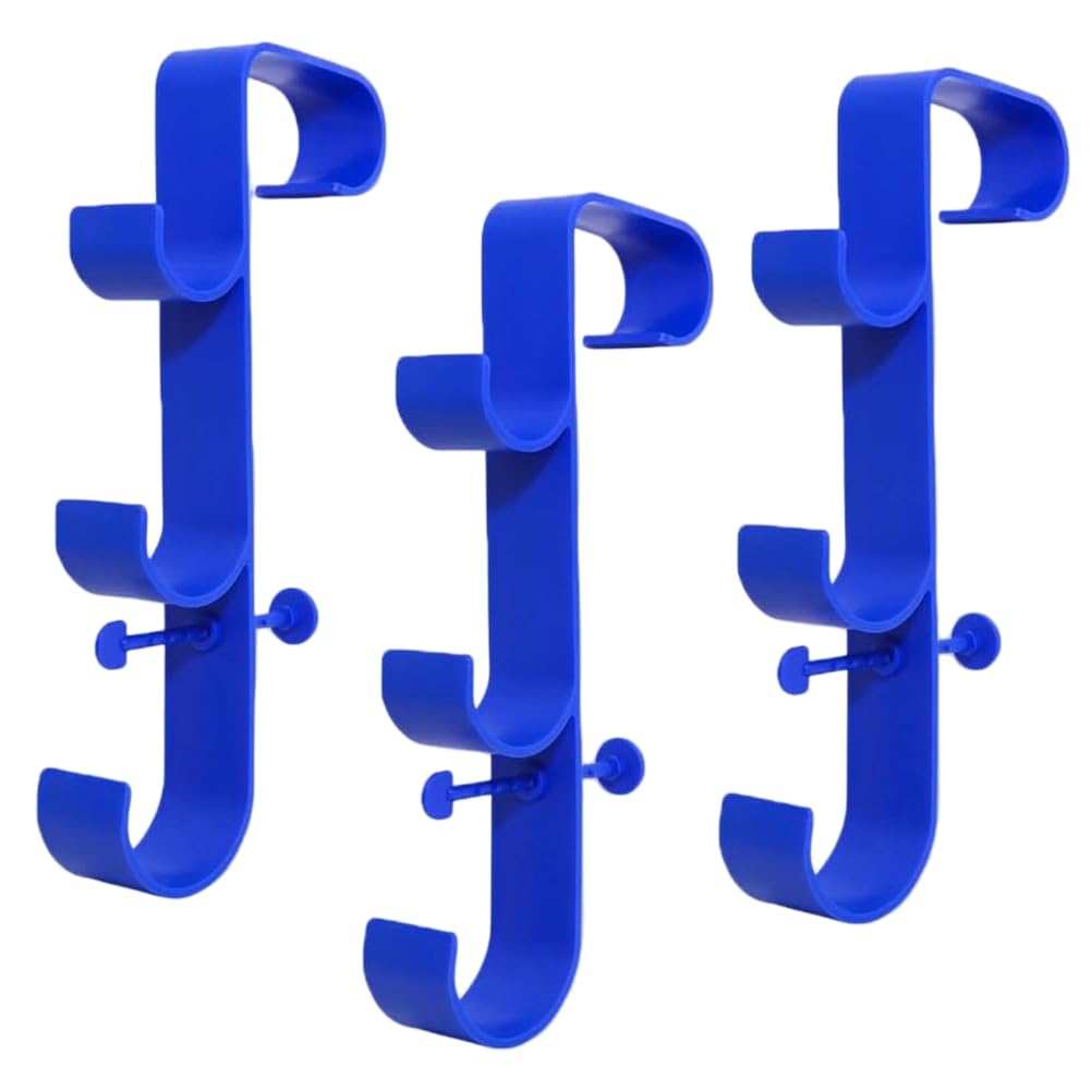 Hndhbfgrt As Shown Pool Pole Hanger Adjustable Hooks-2/3-Hook Design For Swimming Pool Accessories And Equipment