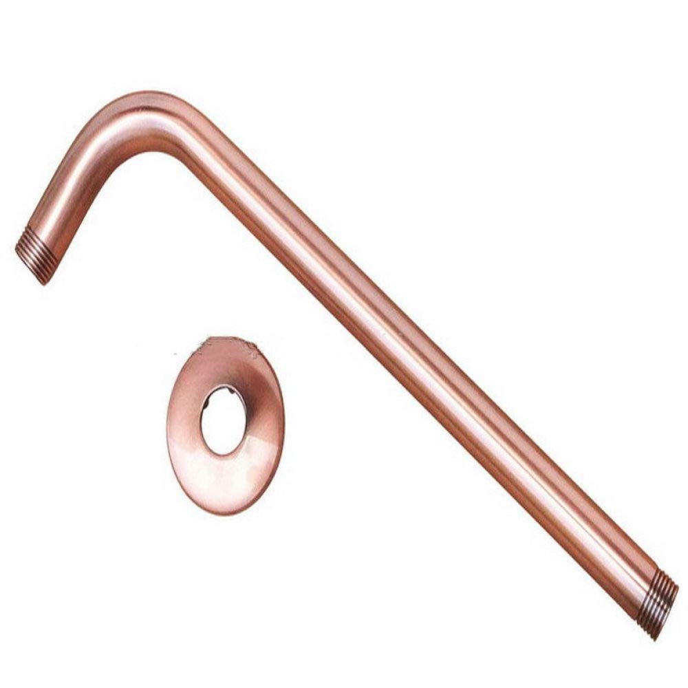 Rallonge de pommeau de douche 30,5 cm en cuivre antique pour installation murale