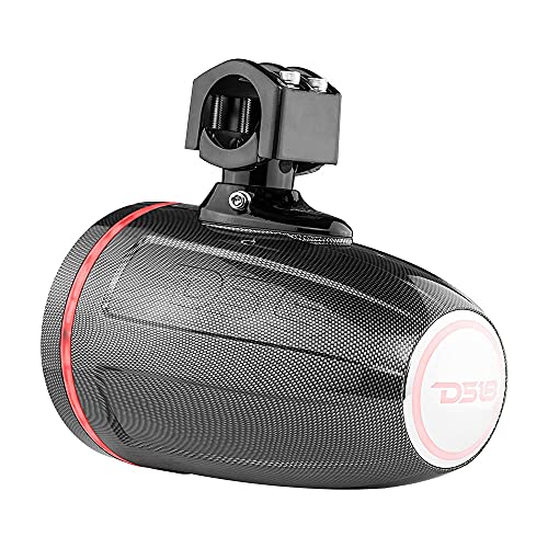 Image of DS18 CF-X6TP Hydro 6.5 inch Marine Towers with Integrated RGB LED Lights High Performance, Marine Grade IP65 Rated, 300 W Max 150 W RMS 4 Ohms (Pair)