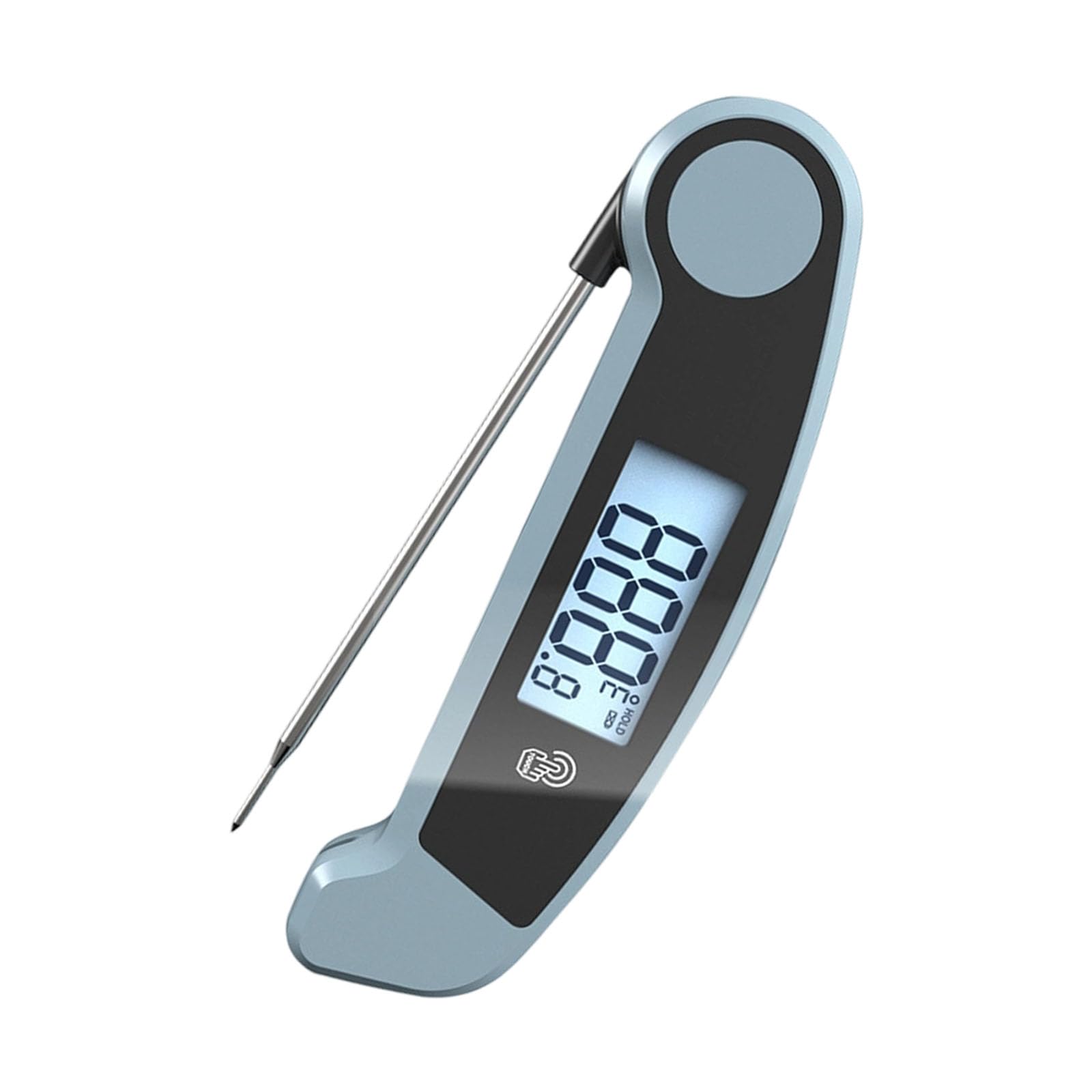 Fast Read Kitchen Thermometers with Auto on Off Function and Backlight Display Ideal for Meat Baking Frying Intelligent BBQ Thermometers