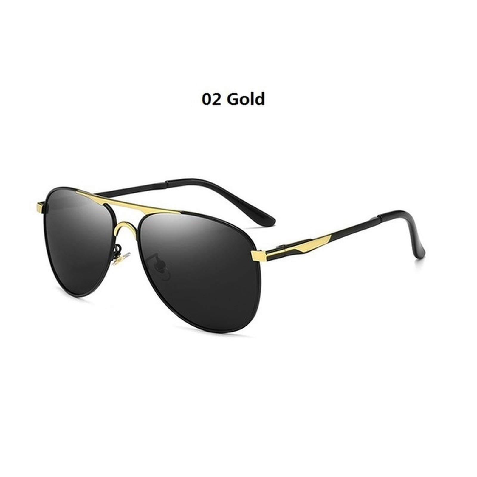 NOGRAX Gafas Gafas De Sol Polarizadas De Piloto De Lujo Hombres Mujeres Conduciendo Pesca Gafas De Sol De Metal Retro Gafas De Metal