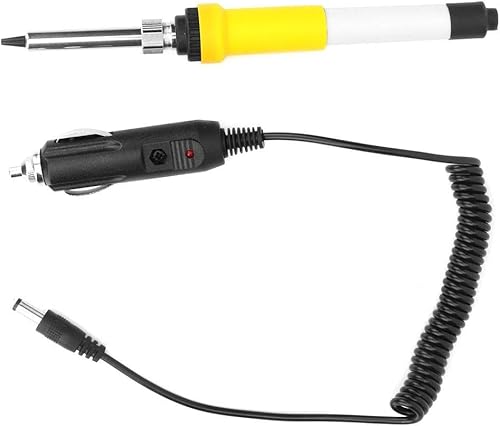 Miniatura 1 de Soldador eléctrico con enchufe para encendedor de cigarrillos, DC 12 V 60 W portátil coche SUV soldador eléctrico con cable de alimentación, equipo