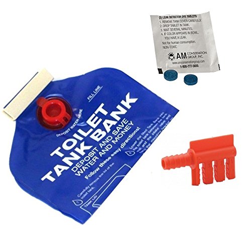 Toilet Water Saving Devices - Toilet Tank Bank, Toilet Fill Cycle Diverter, Toilet