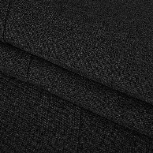 XUNRYAN Linen Dresses for Women 2024 Casual Work Office Dress Long Sleeve Tie Waist Knee Length Dress Boho Midi Dress Outfits3