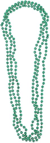 Rhode Island Novelty Cuentas verdes metálicas de 33" 0.276 in