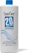 Salon Care 20 Volume Clear Developer, Superior Gray Coverage, Stabilized Formula for Consistent, Predictable Results, 32 Ounce