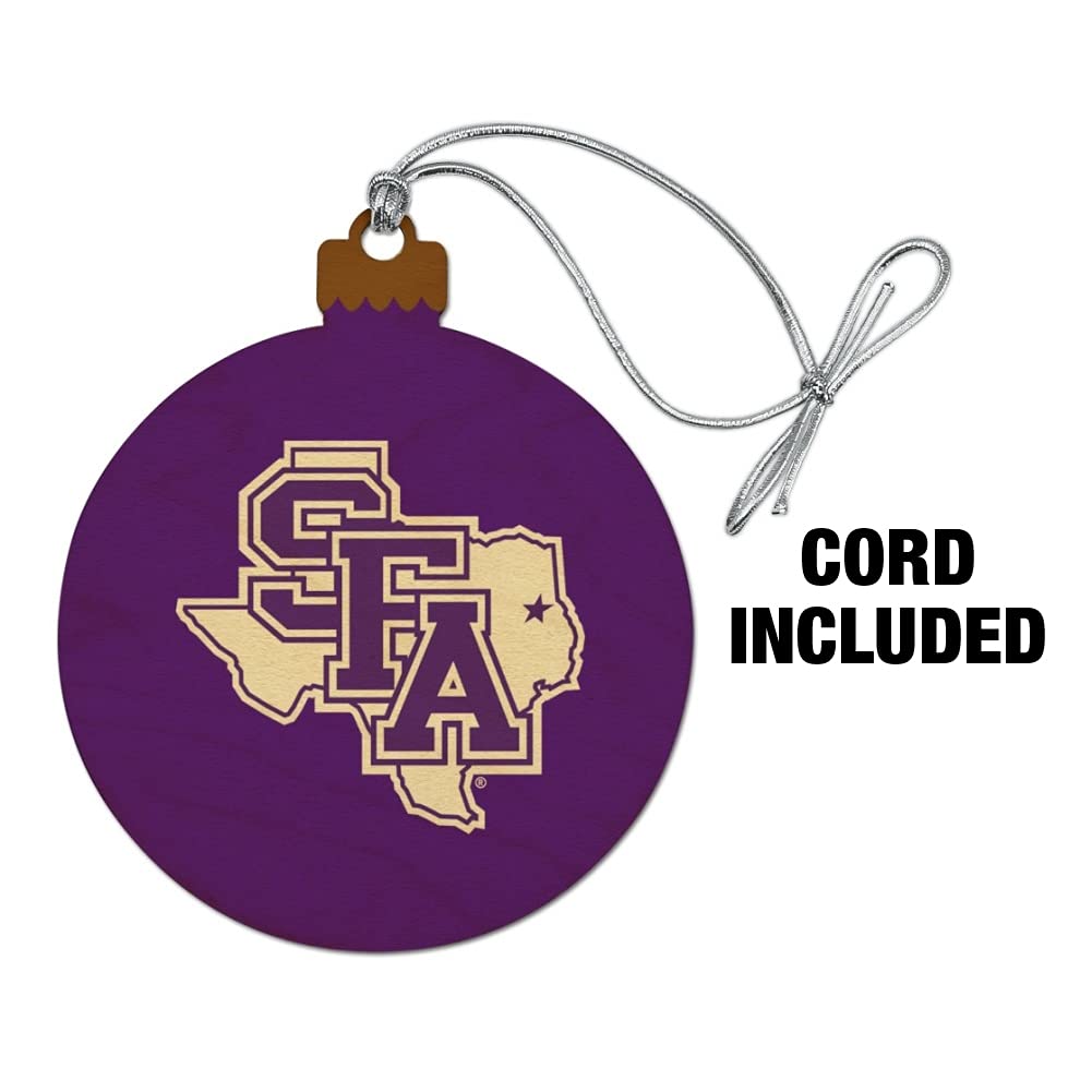 GRAPHICS & MORE Stephen F. Austin State University Primary Logo Wood Christmas Tree Holiday Ornament