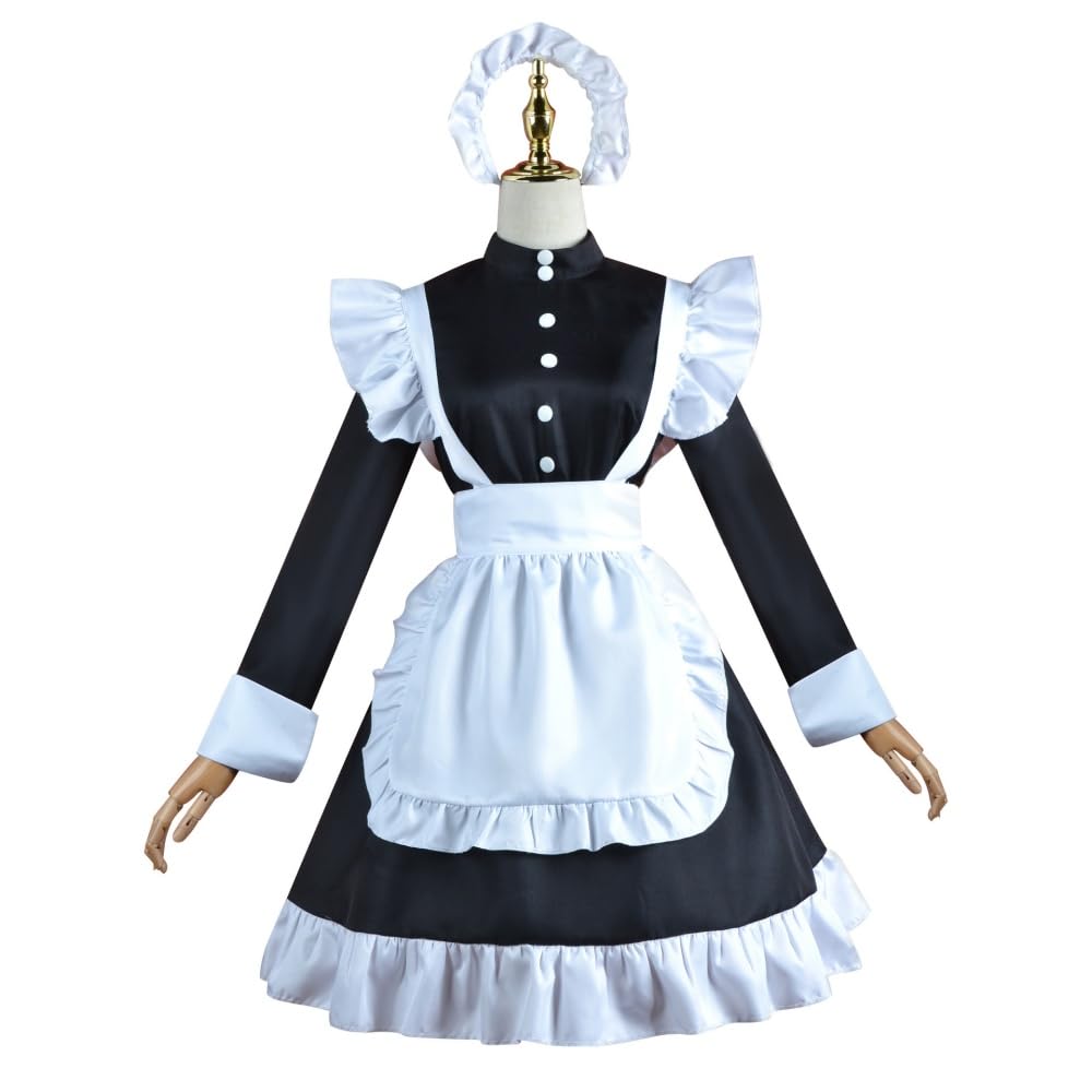 本格的メイド服 Amazon.co.jp: メイド教育没落貴族 瑠璃川椿 メイド服 コスプレ衣装