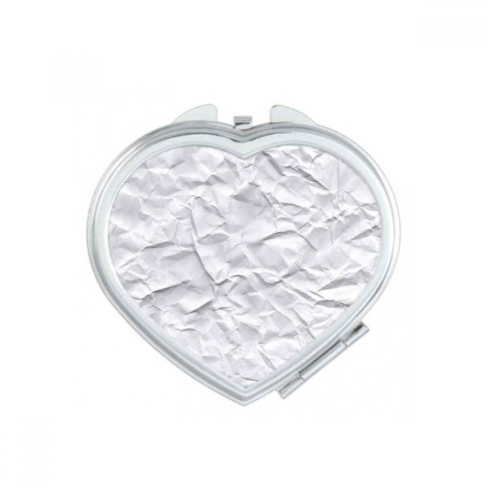 Miroir de poche mignon petit format idée cadeau romantique avec motif cœur