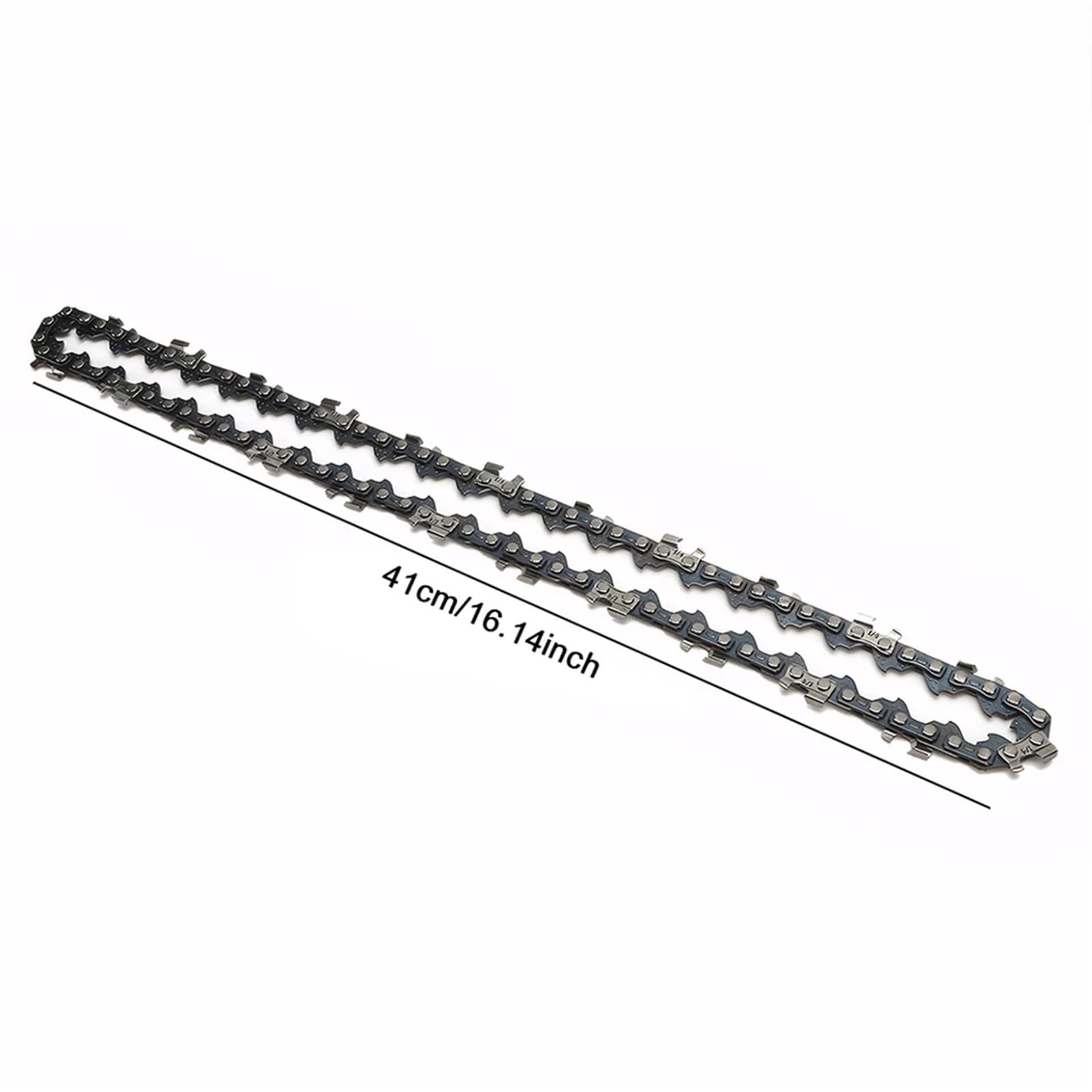 Cadena de motosierra Metal 12 pulgadas, 22 dientes, 45 eslabones transmisión, repuestos sierra, cuchillas acero 3/8 pulgadas para corte Cadena de corte de madera(5pcs)