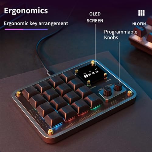 Clavier programmable pour éviter les raccourcis complexes 16 touches