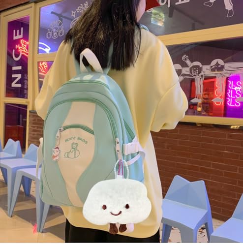 Image of Tinytot 30 Litre Japanese Korean Style School Bag Water-Resistant Laptop & Travel Backpack - Unisex Large 18 Inches Multipurpose Student Backpack for Boys & Girls, Men & Women