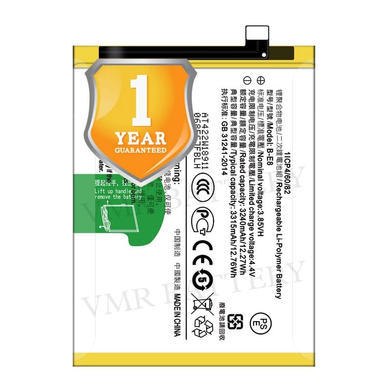 Image of Original B-E8 Battery Compatible for Vivo V11 | Vivo V11i | Vivo Y97 (V1813A, V1813T) - (3315mAh) - 1 Year Warranty K7