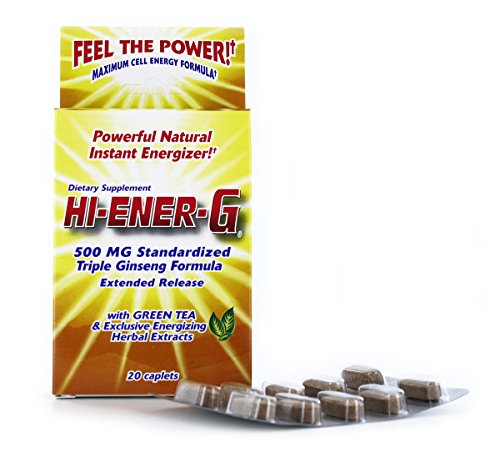 Hi-EnerG Triple Ginseng Energy Supplement, 500 mg, 20 servings - Image 3