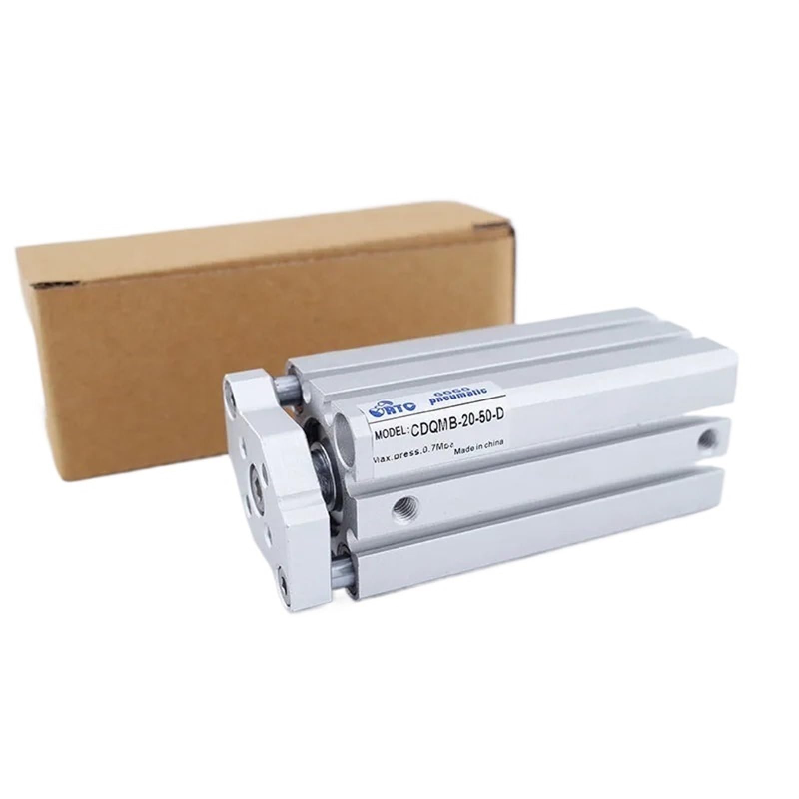 Vérin pneumatique CDQMB25 anti-rotation avec guidage de tige pour automatisme