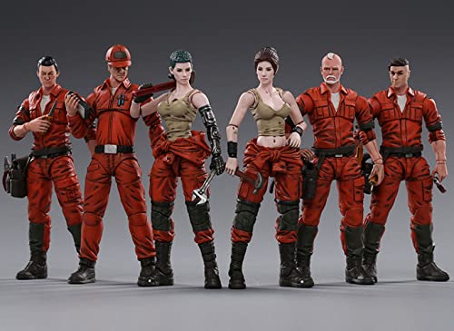 HiPlay JoyToy 1/18 Scale Science-Fiction Action Figures Full Set-Battle for The Stars Series(Mech Maitenance Team B)