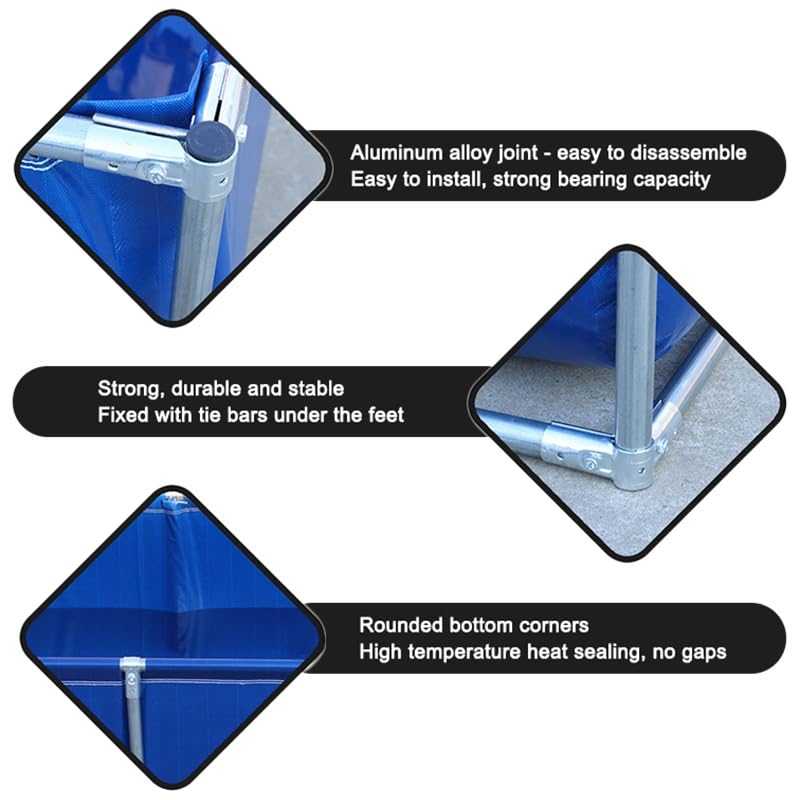 Bassin à poissons contre les fuites d'eau bâche PVC ultra solide - 5