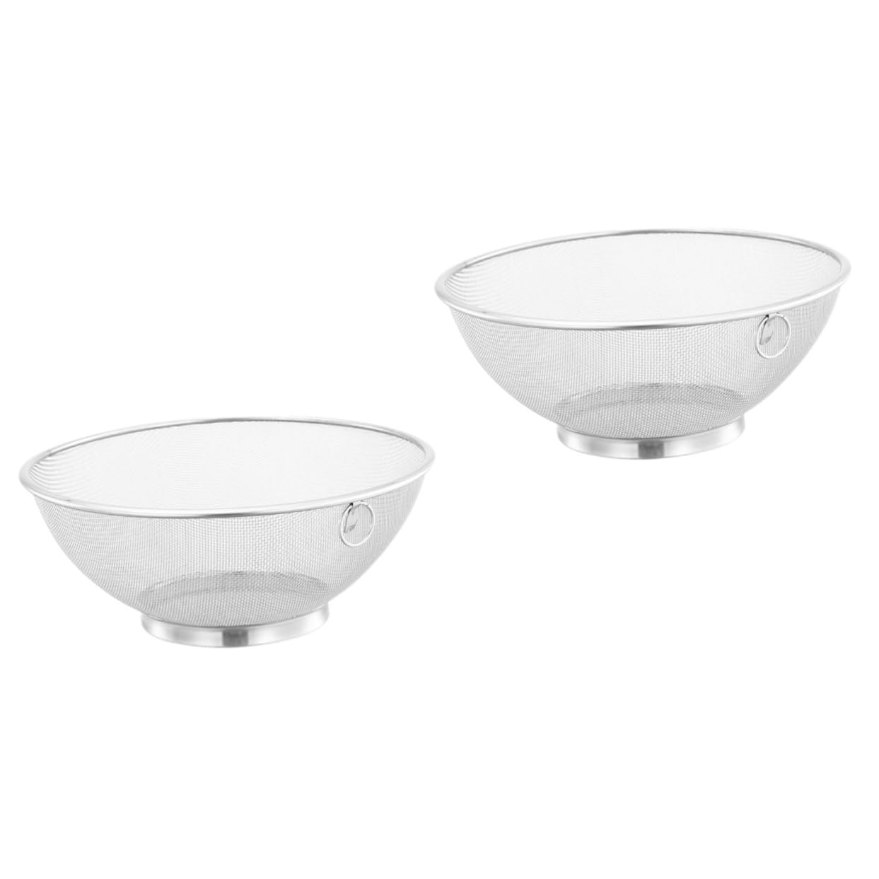 TOPBATHY 2piezas Colador Inoxidable Para Drenaje De Escurridor Para Cocina y Lavado De Arroz