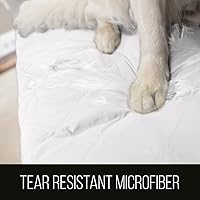 Vista 3 de Sofa Shield - Funda para sofá con correa patentada, protector de cojines, funda reversible resistente a manchas y desgarros de perros, diseño