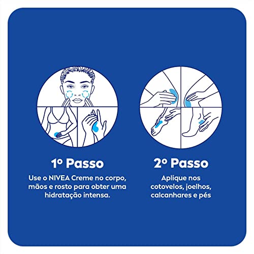 NIVEA Creme Lata - Hidratação profunda para as áreas mais ressecadas como cotovelo, calcanhar, joelh