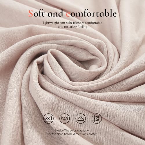 Scarf for Women Hijab Solid Color Soft Headscarf 70”x 39”Hijab Scarf for Women4