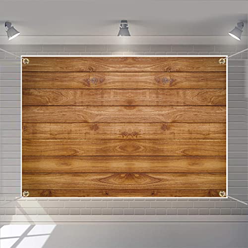 Retro Wooden Backdrop Party Decorations Photographers Wall Background Props For Baby Shower Backdrops Photography Natural Wood Background Newborn Baby Photoshoot Portrait Studio Props, 8X6Ft,Washable #TOP7