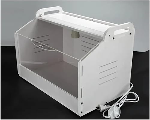Miniatura 8 de Caja para cría de pollos con juego de lámparas de calor, calentador de agua potable, plato de comida, calienta hasta 25 pollos, caja de cría de aves