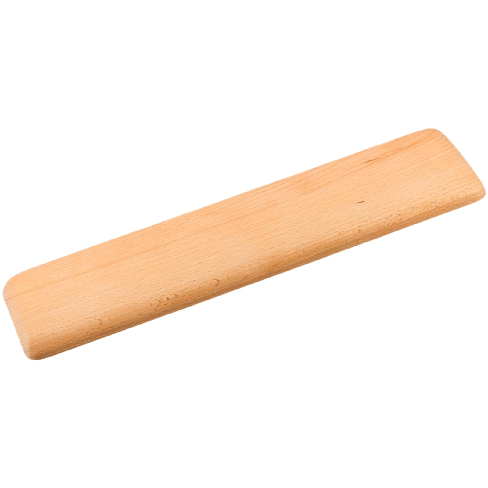 Tastatur-Handgelenkauflage aus Buchenholz, 36 cm ergonomische Handballenauflage für 87-Tasten mechanische Tastaturen, Vollholz, rutschfest, für Gaming, Home und Büro, glatte Oberfläche
