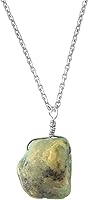 Vista 7 de Raw Gemstone Necklace Birthstones 1 Silver