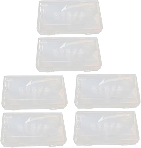 Cabilock 600 unids regular billetes fundas de plástico transparente titular de la moneda titular de la losa cajas organizadoras papel dinero