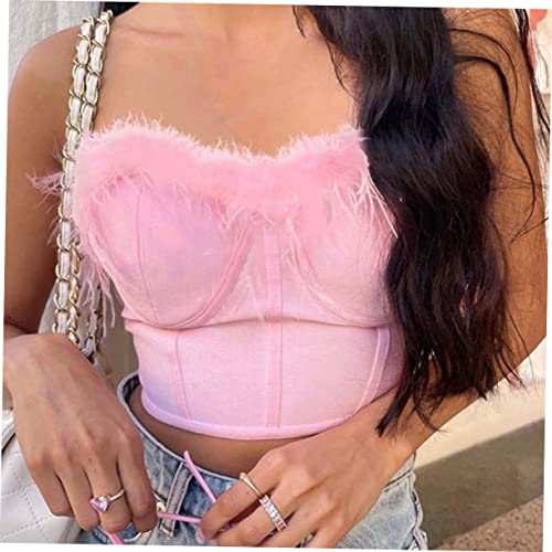 Chaleco elegante sin mangas blusas para mujeres con estructura interna 3