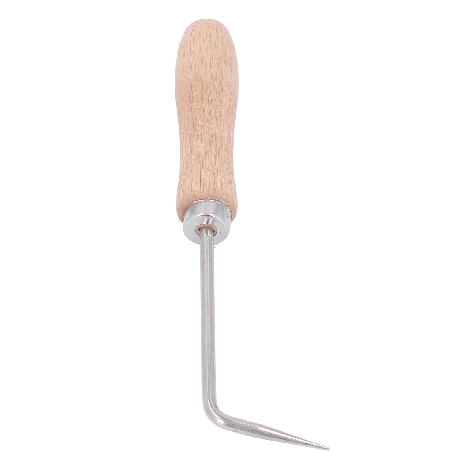 KIMISS Ganchillo de Costura de Soldadura para Película de PVC TPO,Herramienta de Soldadura de Acero de Alta Velocidad de 6 Mm con de Madera de Haya,Probador de Costura para Aplicaciones Impermeables
