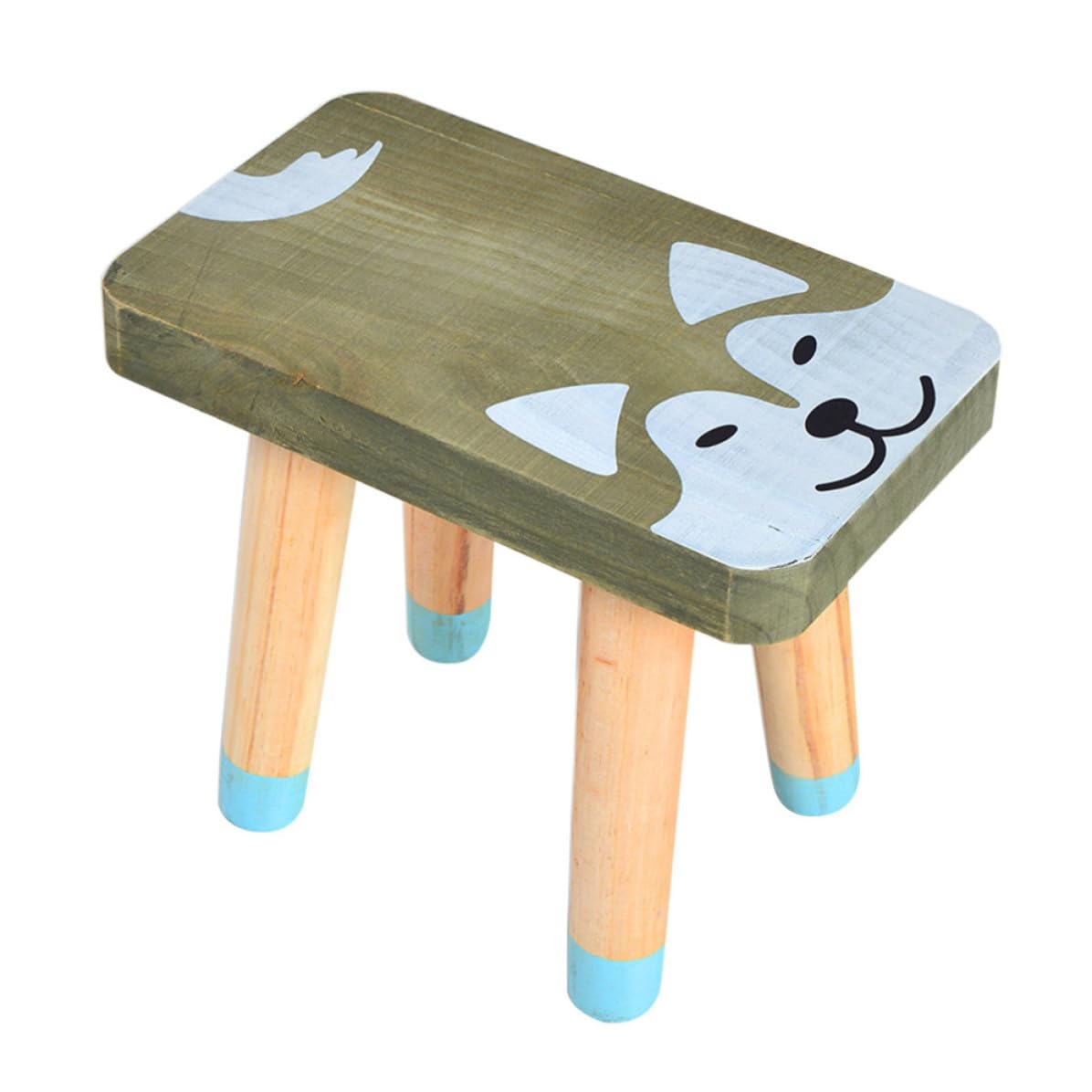 Taburete de Perro de Madera, Ligero y Portátil