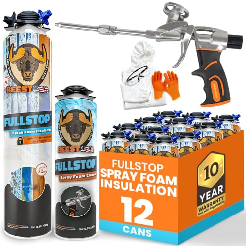 BEEST FullStop Spray Foam Insulation Kit for Walls and...