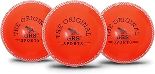 GRS T-20 PVC Cricket Soft Balls Recommended for Indoor/Outdoor Street, Beach & Cricket (Pack of 3)(Orange) Tournament Ball