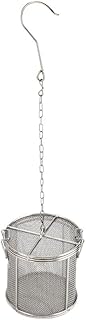 Zerodis Passoire à Thé Filtre INOX Panier à Epices Infuseur à Thé en Treillis Métallique Fins Utensiles Cuisine Restaurant Cadeau Noël Nouvel an pour Papa Amateurs de Thé (10 * 10cm)
