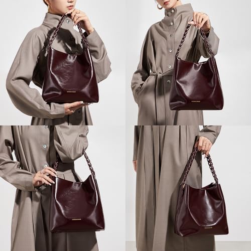 Bolso Hobo para Mujer Cnoles de Cuero miniatura 2