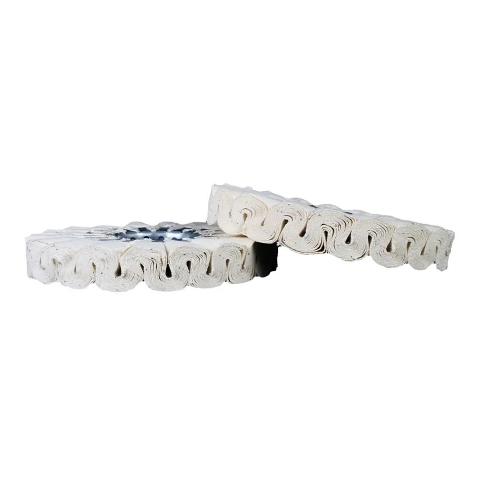 2 Pezzi di Panno for lucidatura delle Vie aeree in Cotone, Ruota for lucidatura a Disco Aperto, 150 * 50 * 20 mm, Bianco